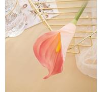 Élégant bouquet de lys calla artificiel, superbe décoration florale pour toutes les occasions (rose)