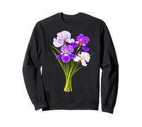 Élégant Bouquet d'iris Fleuri Formant Mania Sweatshirt