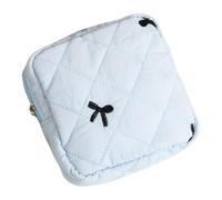 Élégant bowknot Hygiène féminine Élégant Support sanitaire en tissu polyester Conteneur à tampons pour femmes