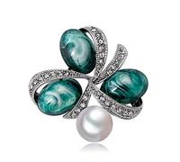Elegant Brooch Elegant Unique Pearl Pins with Crystals for Women in Gifts for Mom Ladies Birthday Promenade