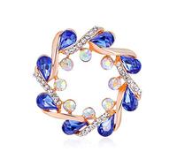 Elegant Brooches Pins Flower Brooch Pin for Women Brides Created Crystal Brooch Ladies Brooch Wedding Prom