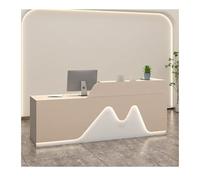 Élégant bureau de réception LED pour bureau, maison, vente au détail et hall d'entrée - Meuble de réception lumineux moderne pour un design intérieur élégant et une expérience client améliorée