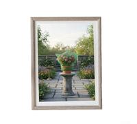 Élégant cadre mural fabriqué à partir de bois massif pour afficher des œuvres d'art et des photos avec des lignes épurées et une influence de décoration vintage (gris)