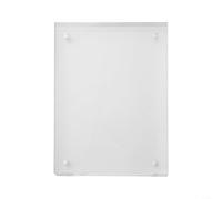 Élégant cadre photo en acrylique avec support magnétique pour un remplacement rapide de l'image et l'affichage (7,5 x 10,5 cm)