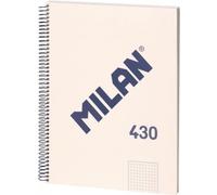 Elégant carnet de notes beige A4 - 80 feuilles pour créer des idées créatives et enregistrer des souvenirs ! Idéal pour l'école et le bureau !