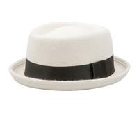 Élégant chapeau jazzy ceinture ruban pour événement formel tous les Fedoras Stage Performers Hiver Chaud Hommes Laine Élégant Chapeau en Laine Élégant, a, M