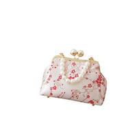 Elegant Chinese Style Embroidered Shoulder Bag with Pearl Handle - Women's Cosmetic Bag for Banquets(Style 5)
