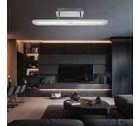 Élégant Chrome 10,5 W LED Plafond Lampe Chambre à Coucher Loft Grand Lumière