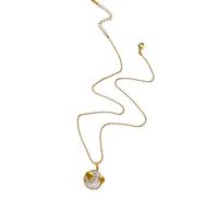 Élégant collier avec pendentif en forme de carte de tarot mettant en évidence les signes du zodiaque en acier inoxydable robuste pour adultes tendance collier symbole de la reine, taille unique, Comme