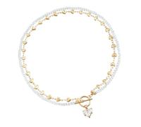 Élégant collier avec pendentif en forme de cœur en zircon avec chaîne robuste pour femmes et filles à la recherche de styles uniques et décontractés, One Size, Comme décrit, Produit conforme à la