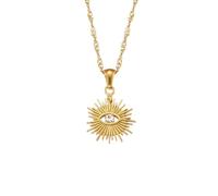 Élégant collier avec pendentif en forme de vague d'eau, un beau collier polyvalent pour femme qui peut être porté avec n'importe quel style