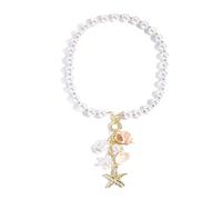 Élégant collier de coquillage irrégulier pendentif bol naturel chaînes en alliage portable bijoux bijoux pour l'usure quotidienne collier fait à la main, taille unique, Comme décrit, Comme décrit