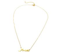 Élégant collier en acier inoxydable incarnant le pouvoir et les protections de la clavicule breloque de chaîne adaptée aux créateurs de tendances Pendentif de protection, taille unique, Comme décrit