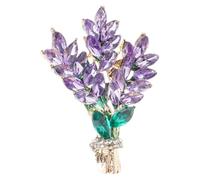 Élégant collier floral épingle bijoux broche unique en forme de fleur décoration stylo de fiole élégant pour les amateurs de mode Broche unique