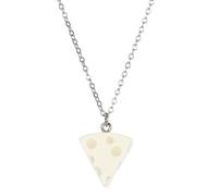 Élégant collier fromage simulé pendentif ras du cou mode couleur chaîne cadeau parfait pour les amis simulation familiale pendentif collier ras du cou, taille unique, Comme décrit, Comme décrit