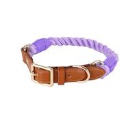 Élégant collier pour chien en coton pour petits chiens, robuste et confortable pour un usage quotidien et les activités de plein air
