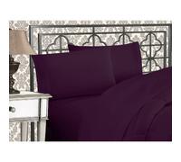 Elegant Comfort 1500 Count Count Wrinkle & Fade rsistant la qualit gyptienne Ultra Soft Luxurious 2 pices taies de coussin standard pourpre