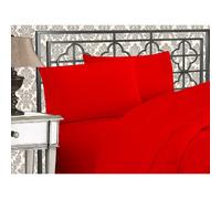 Elegant Comfort 1500 Count Count Wrinkle & Fade rsistant la qualit gyptienne Ultra Soft Luxurious 2 pices de taies d'oreiller Rouge standard