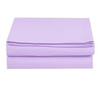 Elegant Comfort Drap Plat 1 pièce de qualité hôtelière, Luxueux et Doux, de qualité égyptienne de 1500 Fils au Pouce carré, résistant aux Plis, aux Taches et à la décoloration, très Grand lit