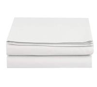 Elegant Comfort Drap Plat de qualité hôtelière 1 pièce, Luxueux et Doux, de qualité égyptienne de 1500 Fils, Infroissable, résistant aux Taches, très Grand lit californien, Blanc