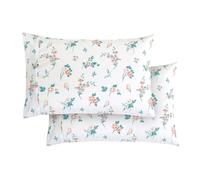 Elegant Comfort Lot de 2 taies d'oreiller à Pinte Ultra Douce - en Microfibre de qualité hôtelière 1500, Douces et Lisses avec Fermeture à enveloppe - Très Grand lit - Rose Celia