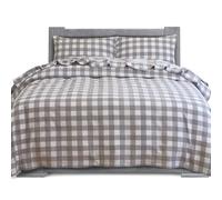 Elegant Comfort Parure de lit 4 pièces Douce en Flanelle 100% Coton Turc, de qualité supérieure, Drap-Housse à Poches Profondes, Ultra Doux, Confortable, Chaud et Anti-Bouloches, très Grand lit