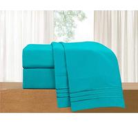 Elegant Comfort Parure de lit 4 pièces - Parure de lit de Luxe en Microfibre 1500 de qualité hôtelière Premium, Infroissable, fraîche et Respirante, Ajustement élastique Facile, lit Simple/Simple XL,