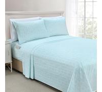 Elegant Comfort Parure de lit 6 pièces Douce et Confortable, en Microfibre de qualité hôtelière 1500, Poche Profonde, Infroissable, pour Grand lit, Turquoise