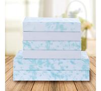 Elegant Comfort Parure de lit Douce de Luxe à Motif tie-Dye en Percale de 1500 Fils, de qualité égyptienne, Douce, résistante aux Plis et à la décoloration (6 pièces), lit Double, tie-Dye Aqua