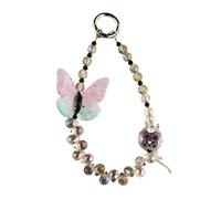 Élégant cordon de téléphone en forme de papillon artistique avec chaîne de téléphone portable pour offrir