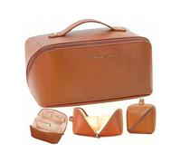 Elegant cosmetic bag - Perfect organizer for your beauty care - Now with eco-leather and smart design!