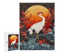 Elegant Crane Sunset Art Puzzle 1000 Pièces Educa Jouet en Bois Cadeau Unique Décoration Intérieure Jeu Éducatif Challenge Toy Adultes Et Enfants À Partir De 14 Ans 500 PCS