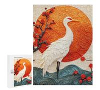Elegant Crane Sunset Artwork Puzzle 1000 Pièces Educa Jouet en Bois Cadeau Unique Décoration Intérieure Jeu Éducatif Challenge Toy Adultes Et Enfants À Partir De 14 Ans 500 PCS