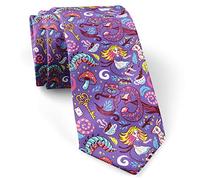 Élégant Cravate Histoire De Conte De Fées Au Pays Des Merveilles Cravate De Mariage Formelle Travail Cravate Décontractée Costume Cravate Pour Travail Mariage Réunions