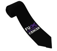 Élégant Cravate, Putain De Cancer Du Pancréas, Soie Cravates, Microfibre Cravate Homme Mariage Pour D'Affaires Homme Travail