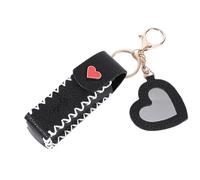 Élégant De À Lèvres pour Petit PU avec Paquebot pour Maquillage Rapide À Lèvres Compacte Fashion Keychain Elegant Lipstick Keychain