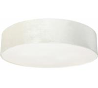 Plafonnier Stylique LEONOR Blanc En Papier Rond 3-Flmg Confortable Salon Lampe