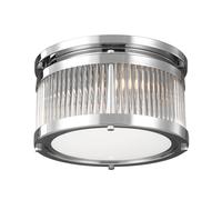 Élégant Deckenleuchte Salle de Bain 3-flmg IP44 Ø28cm Art Nouveau Erva Lampe
