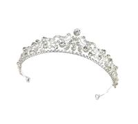 Élégant diadème de mariage avec strass pour cérémonie de passage d'âge, bal de fin d'année, concours de beauté, événement royal, taille unique, Comme décrit
