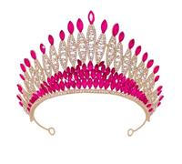 Élégant diadème de mariée avec strass - Couronnes réglables pour mariage et concours de beauté - Accessoire de cheveux élégant