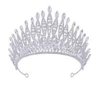 Élégant diadème de mariée avec strass - Couronnes réglables pour mariage et concours de beauté - Accessoire de cheveux élégant