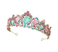 Élégant diadème de mariée avec strass - Couronnes réglables pour mariage et concours de beauté - Accessoire de cheveux élégant