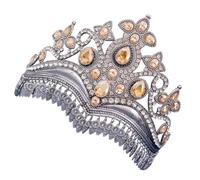 Élégant diadème de mariée en strass fait à la main - Réglable - Accessoire de mariage pour femme