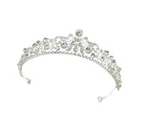 Élégant diadème de mariée en strass pour mariage Quinceañera concours de beauté, Alliage