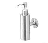 Élégant distributeur de shampooing de salle de bain, montage mural, pas de gouttes ou de déversements (argent)