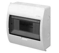 Elektro-Plast Boîte à fusibles IP40 – couvercle transparent – montage en saillie – 8 modules 1 rangée