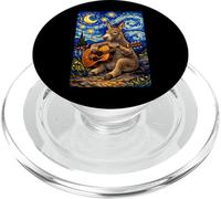 Elegant Donkey Playing Guitar Whimsical Art Music Camping PopSockets PopGrip pour MagSafe