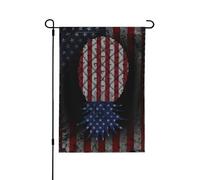 Élégant Drapeaux De Cour 30X45Cm Ananas Rouge, Blanc Et Bleu À L'Envers Drapeau De Maison Haute Qualité Drapeau De Noël Pour Fête, Extérieur, Maison