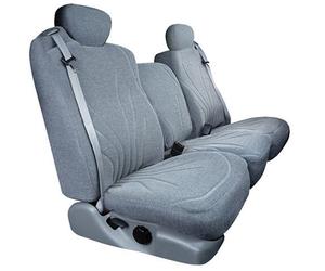 Elegant E G1113 Housses de siège baquet sur mesure en tweed de qualité supérieure, gris