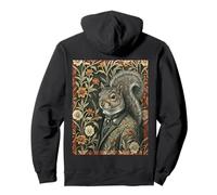 Élégant écureuil Gris en Tenue de soirée Vintage Woodland Sweat à Capuche
